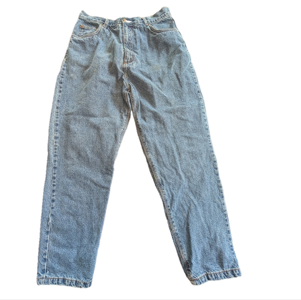Burry Lane Vintage flannel lined jeans, high waist, size 14